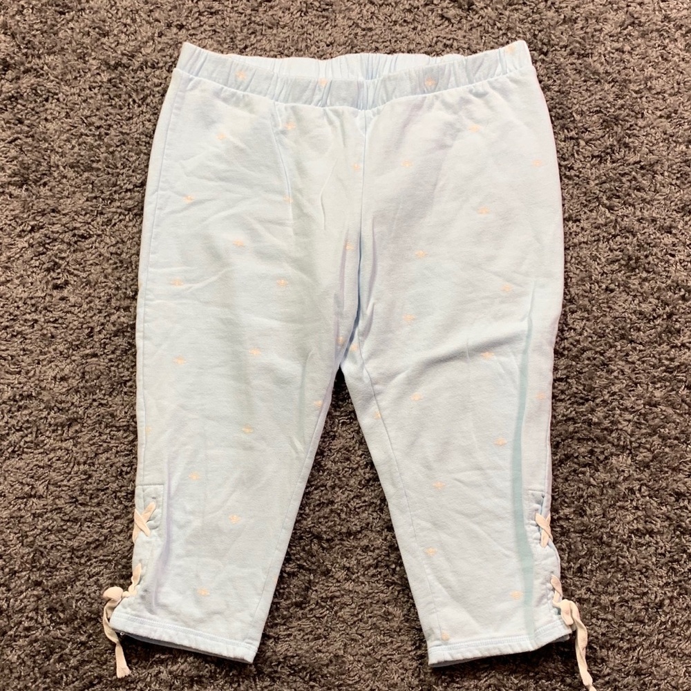 Adorable bee print pajama capris